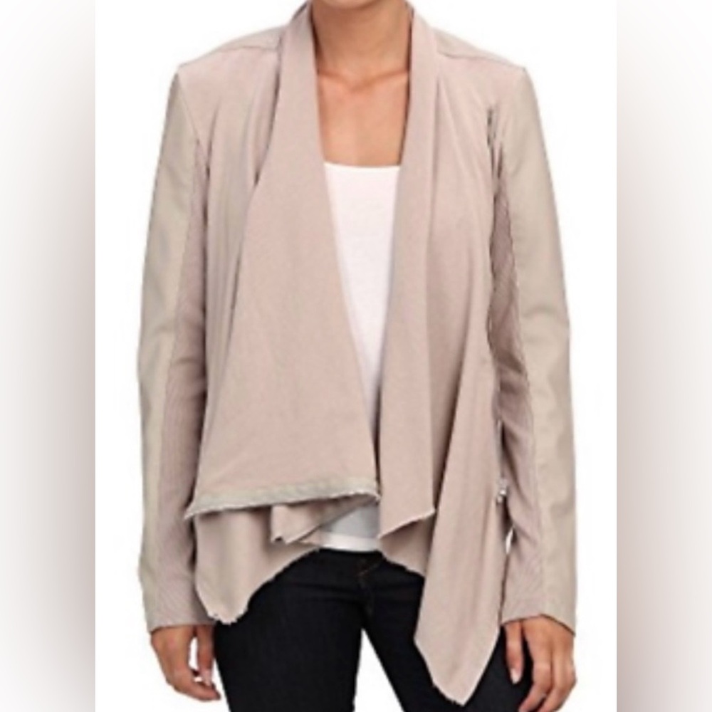 Blank NYC Taupe Suede Jacket